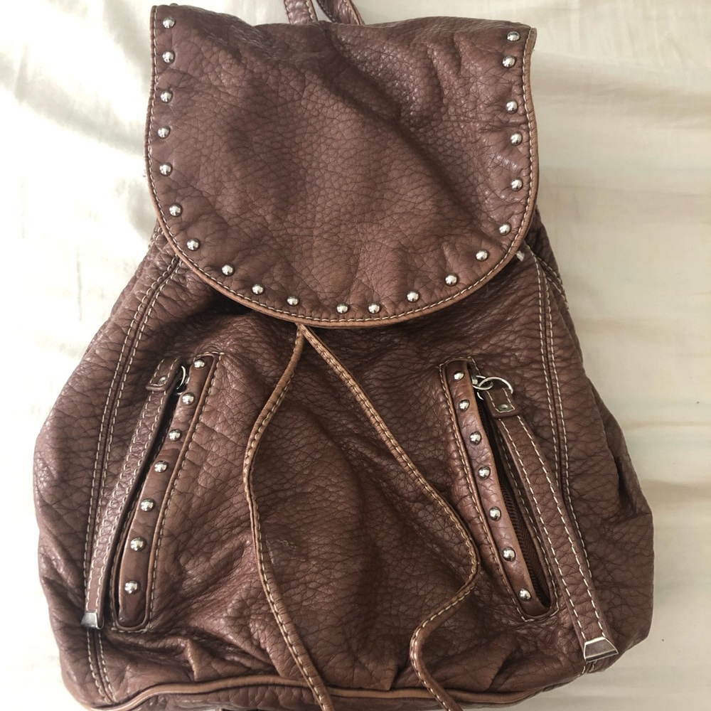 Marc Ecko Leather Backpack